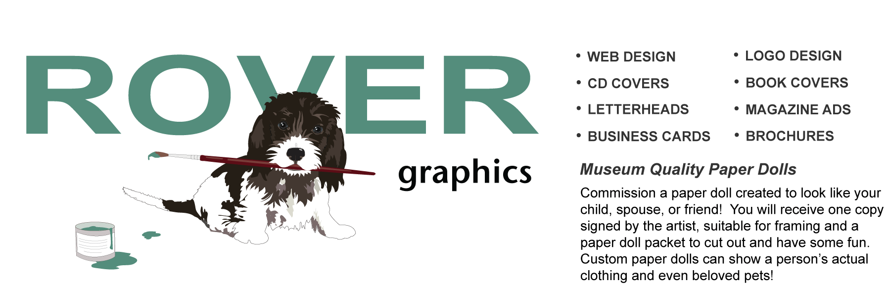 Rover Graphics Paper Dolls Banner
