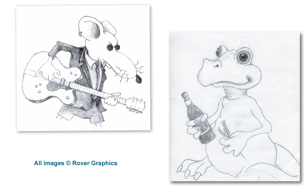 Rover Graphics hand drawn illustration